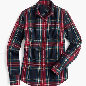 J Crew. Plaid Button Up
